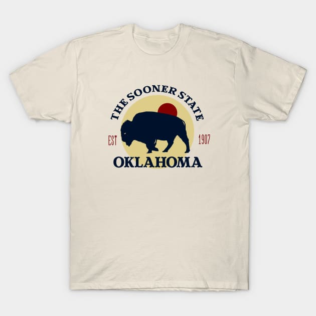 Oklahoma, Sooner State T-Shirt by TaliDe